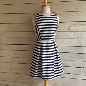 Navy and white stripe sundress Jealous Tomato